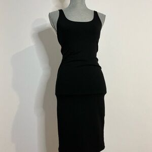 Forever 21 Black Bodycon Tank Dress – Size M